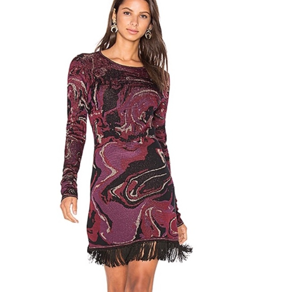 Rachel Zoe Fringe Cocktail Dress